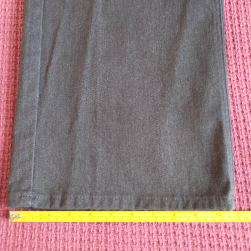 Jones New York Sport Woman Bootcut Stretch Control Sueded Jeans Pants Gray NWT - Picture 12 of 16